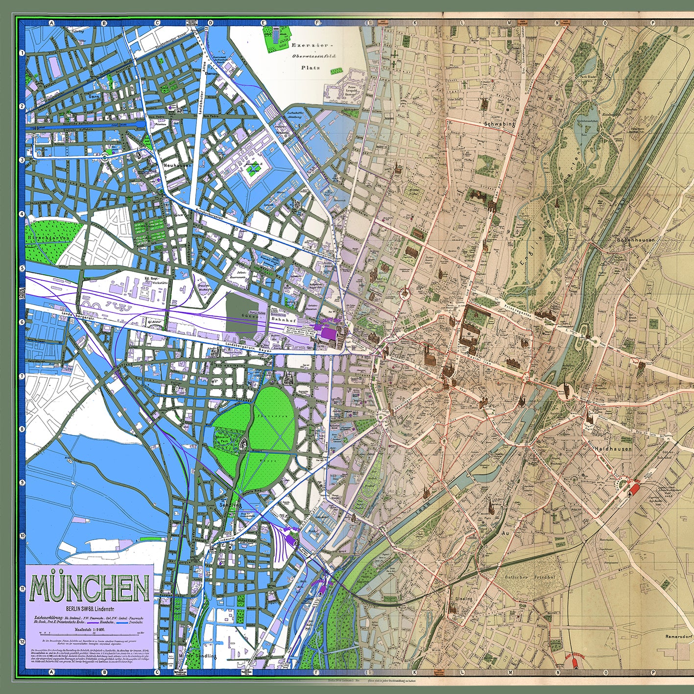 Filoop-Design und Originalplan von München