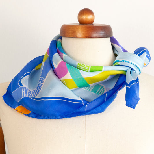 Kleines Seidencarée mit Kölner Tram-Plan