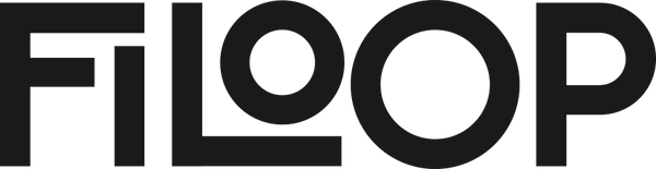 Hier steht das Logo von Filoop Cologne, Design von Schals, Tüchern und Foulards .